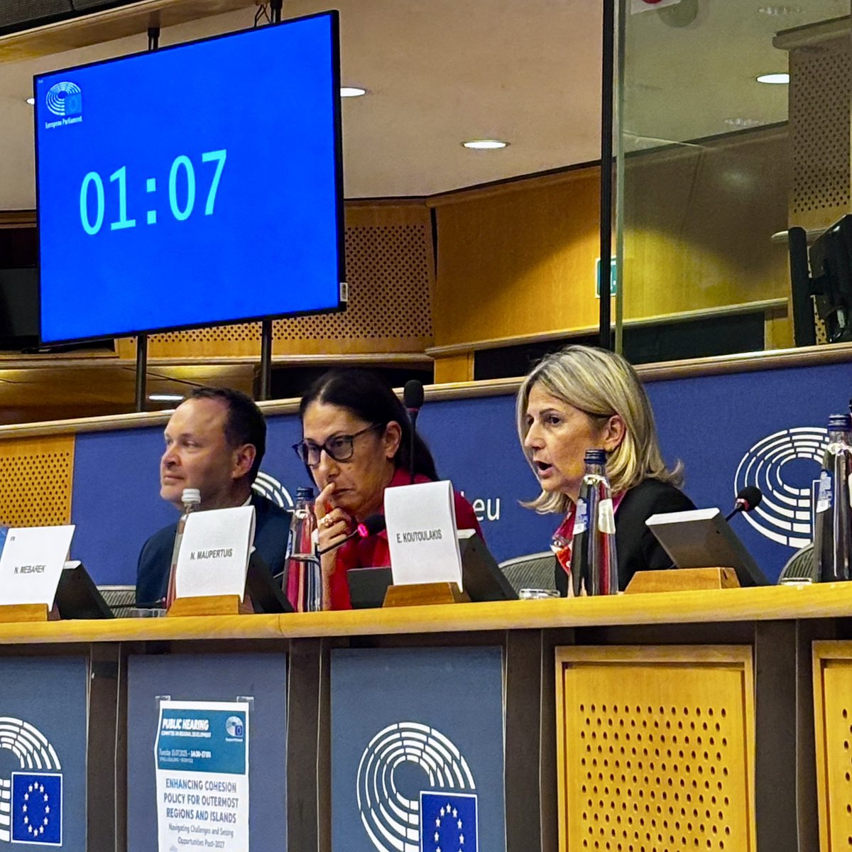 Maupertuis_N's tweet image. Aujourd’hui, auditionnée au @EUparliament par la commission REGI sur invitation de la VP @nora_mebarek au sujet de la stratégie des îles annoncée par le Commissaire @RaffaeleFitto.
Cela fait plus de 30 ans que les îles européennes réclament une politique de cohésion efficace et…