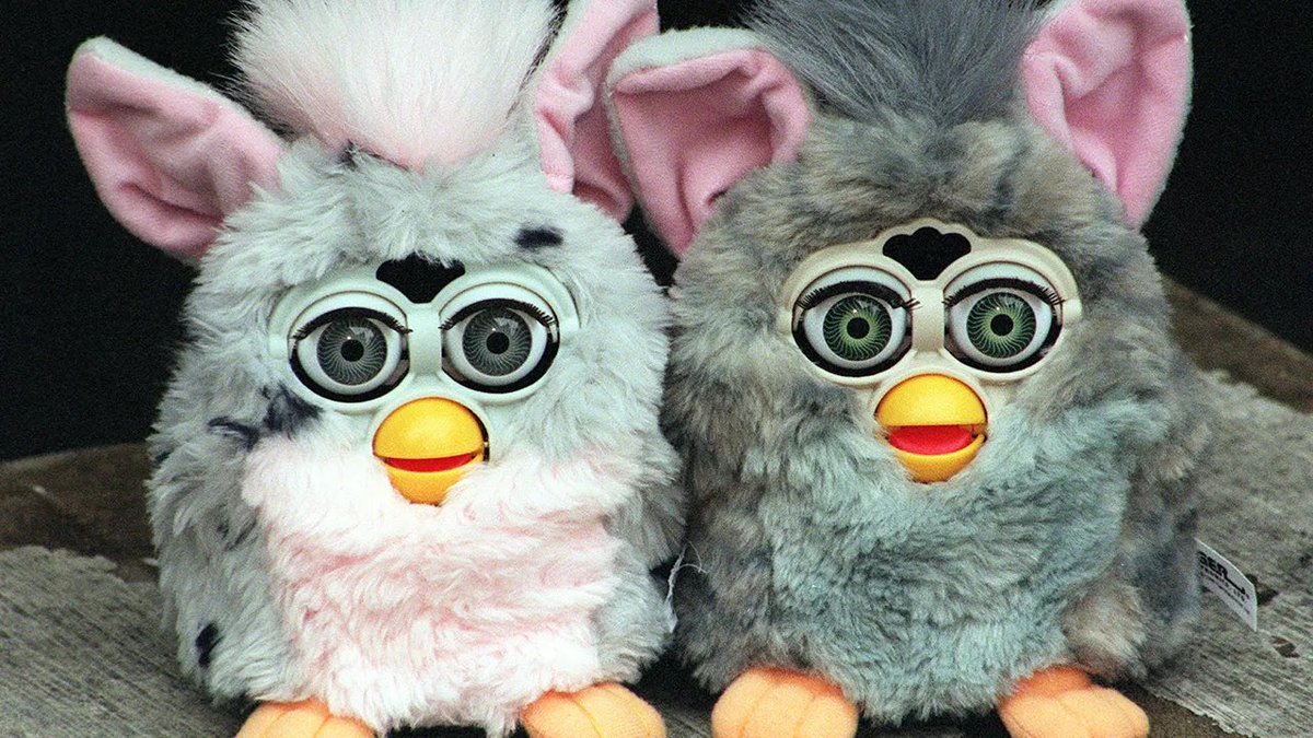 RadBassin's tweet image. Kids today have Labubu’s, we had Furbies that would randomly go off at the middle of the night and scare the piss out of you 🤣