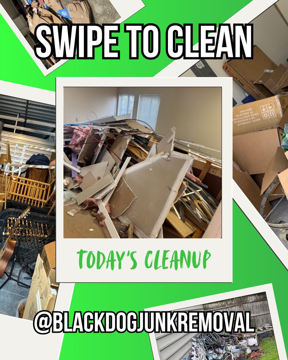 BDJunkremoval's tweet image. Swipe to Clean: Post Renovation Edition
Make Junk and Clutter disappear like magic✨

🐾Black Dog Junk Removal
📍Charleston, SC
☎️843-920-JUNK

#JunkRemoval #CleanOutCrew #DeclutterYourLife #SwipeToClean #BeforeAndAfter #JunkBeGone #TidyTransformation #ClutterFree #TrashToClean