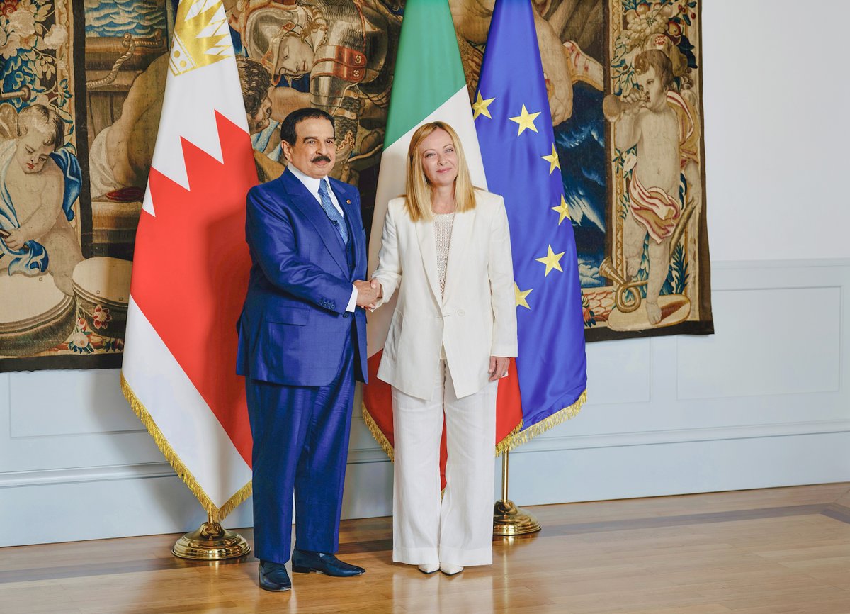 bna_en's tweet photo. HM King returns to Bahrain following visits to France and Italy

https://t.co/skRaAlRFZx https://t.co/w3wdKaWF9e