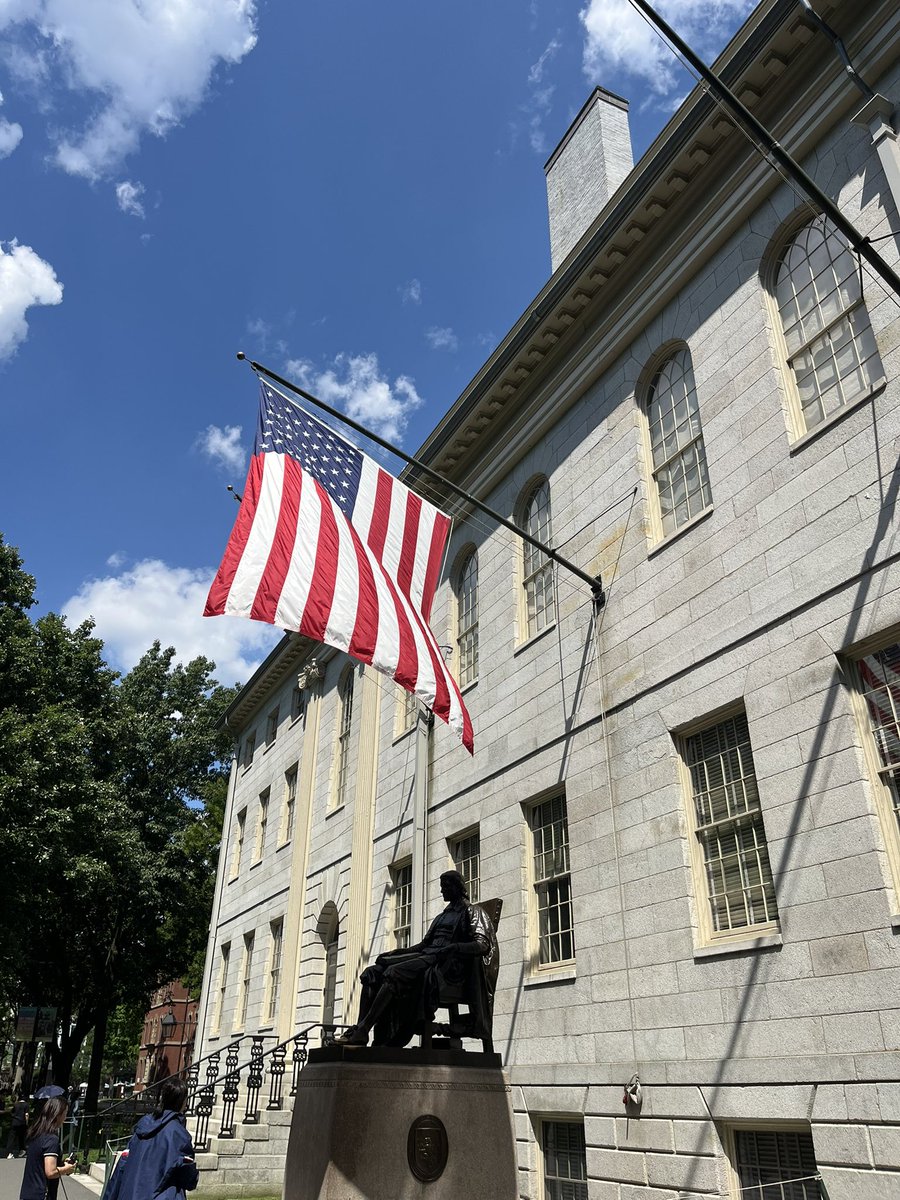 Exploring Harvard today! Said HELL NO to $25/person tours—Harvard shouldn’t get a dime from me.

Not Pictured:
• Elitists crying over Trump’s funding war
• Zuck stealing the FB idea
• Claudine Gay plagiarizing
• Elle Woods acing her law degree

Keep going after ‘em, Trump! 🇺🇸