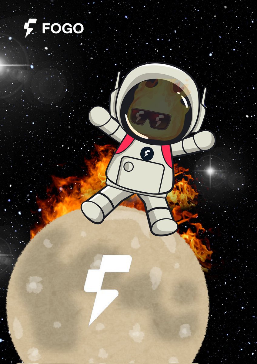 zara23416995's tweet photo. Flame Boy took Fogo literally to the moon! @FogoChain
No MEV, no drama just interstellar speed and cosmic vibes.
When the chain's this fast, even space can't keep up.🔥
@thebookofjoey  @cmgonthegoat @jumplifey9 @CMFeint https://t.co/twPFhMjVLv