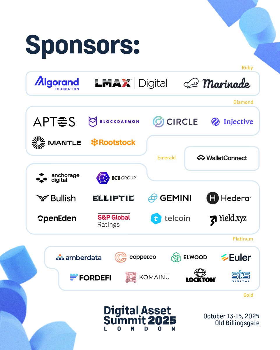 Announcing the first wave of sponsors for DAS London 2025 ✨
