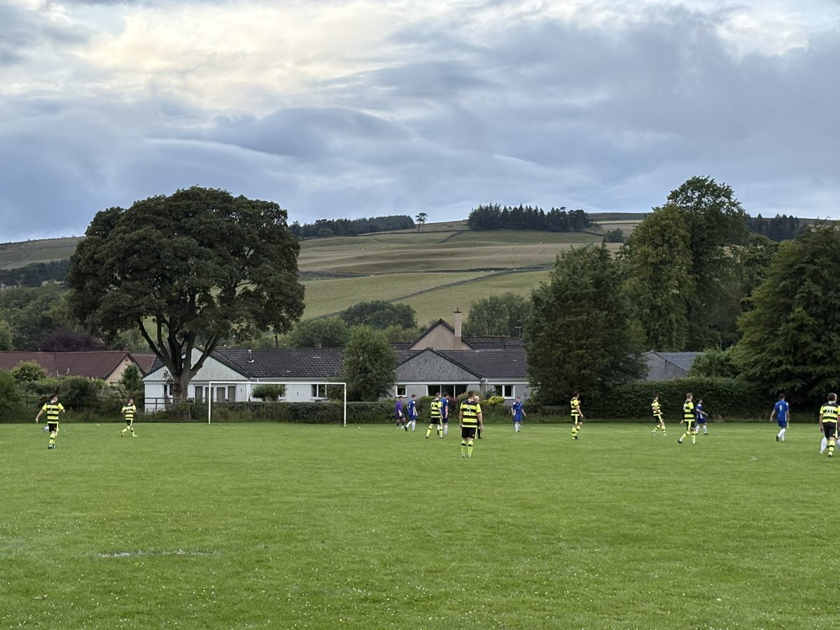 Another scenic ground ticked off the list tonight. Stow Park home of <a href="/BorderAm/">BorderAm</a> club <a href="/StowAFC/">Stow AFC</a> <a href="/scottish_aff/">AmateurFixturesResultsSCO</a>