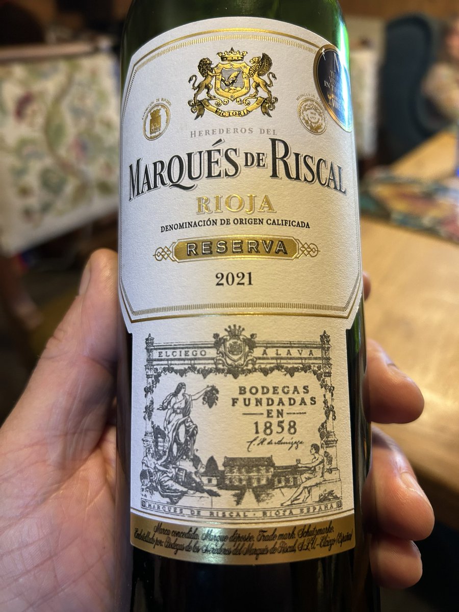 So many memories with this. #MarquesdeRiscal. Never imagined I’d find it in  the Lerwick #Tesco