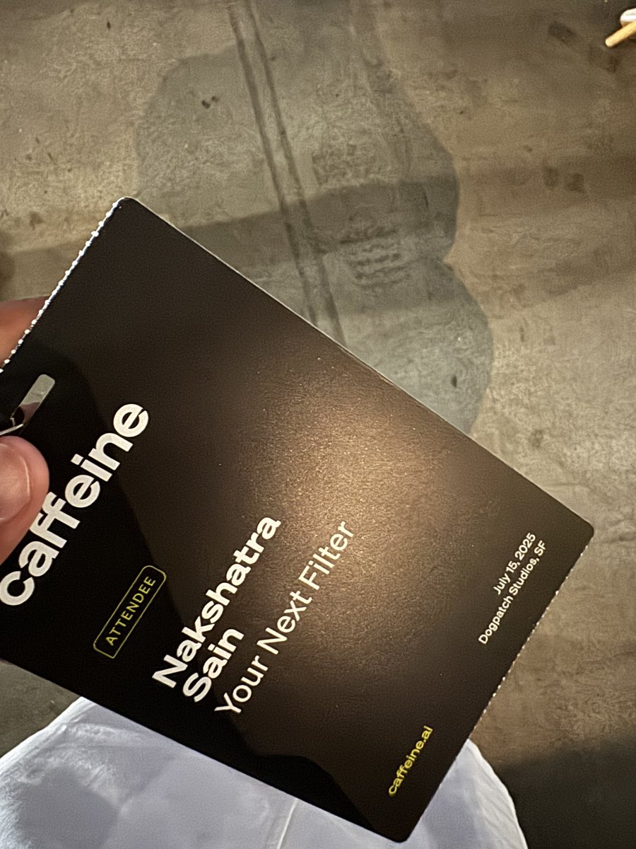 nakshlife's tweet image. What an amazing panel @caffeineai & such an insightful session
