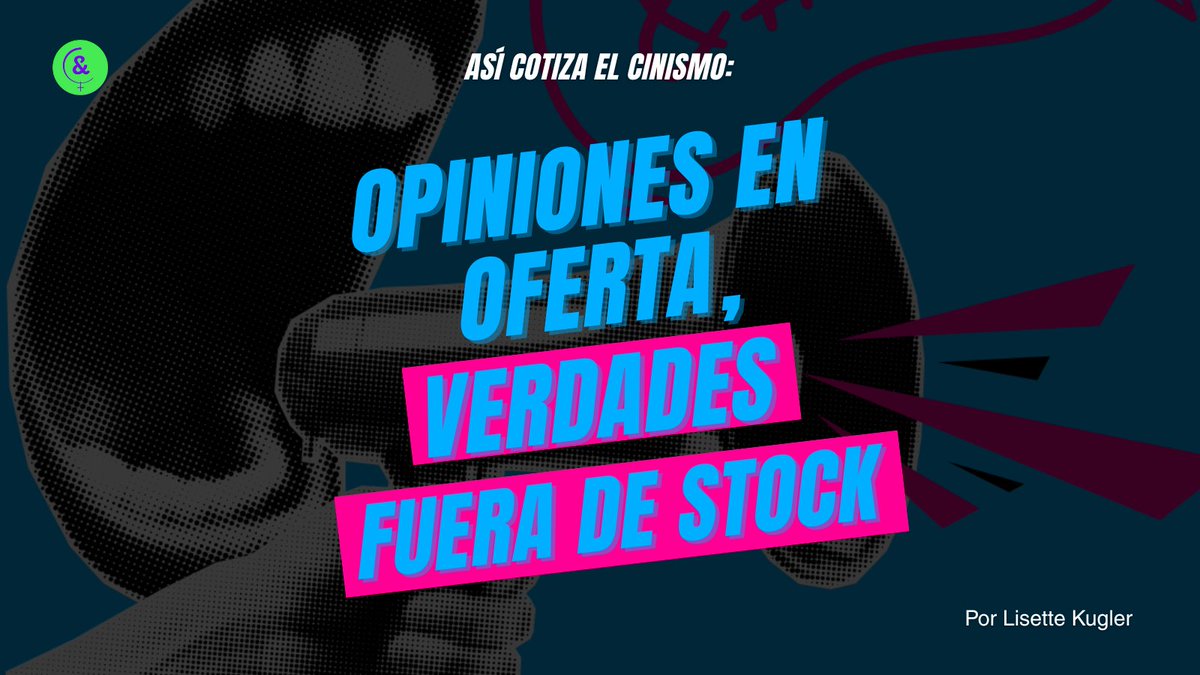 Mujeresyco's tweet image. Ser cínico es fácil. Escuchar y sostener valores, no tanto.
En tiempos de ruido y grietas, custodiar el #lenguaje es resistir la #posverdad.
📰 Leé la nota 👉 bit.ly/40GCsWj
💌 Sumate gratis a nuestro newsletter en Substack (@mujeresyco) #Democracia #Opinión #Reflexión
