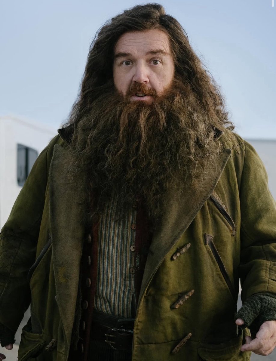 SeriesUpdateFR's tweet photo. Une première image du nouveau Hagrid interprété par Nick Frost pour la série Harry Potter.🪄 https://t.co/b2zHtdXaGZ