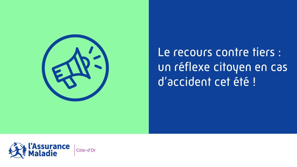 Communiqué de presse | Le recours contre tiers : un réflexe citoyen en cas d'accident cet été ! 📎
assurance-maladie.ameli.fr/presse/le-reco… 
 #CotedOr #RecoursContreTiers
