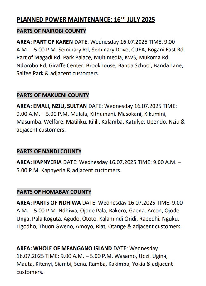Kenya Power tweet media