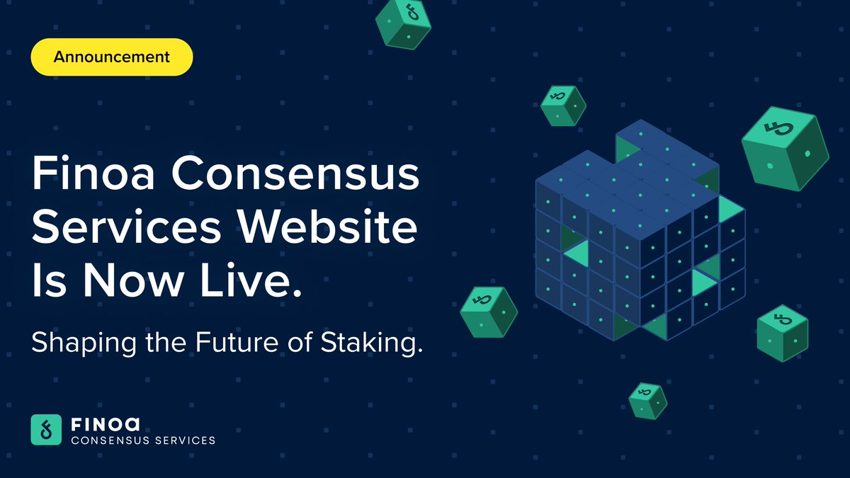 Finoa Consensus Services (@finoaconsensus) on Twitter photo 📢 Our new Finoa Consensus Services site is live, your trusted hub for institutional‑grade staking.
Discover our by <a href="/StakingRewards/">Staking Rewards</a> AAA-rated staking services and see how we secure tomorrow’s blockchains today.
🔗finoa-fcs.io
#Staking #Crypto 📢 Our new Finoa Consensus Services site is live, your trusted hub for institutional‑grade staking.
Discover our by <a href="/StakingRewards/">Staking Rewards</a> AAA-rated staking services and see how we secure tomorrow’s blockchains today.
🔗finoa-fcs.io
#Staking #Crypto