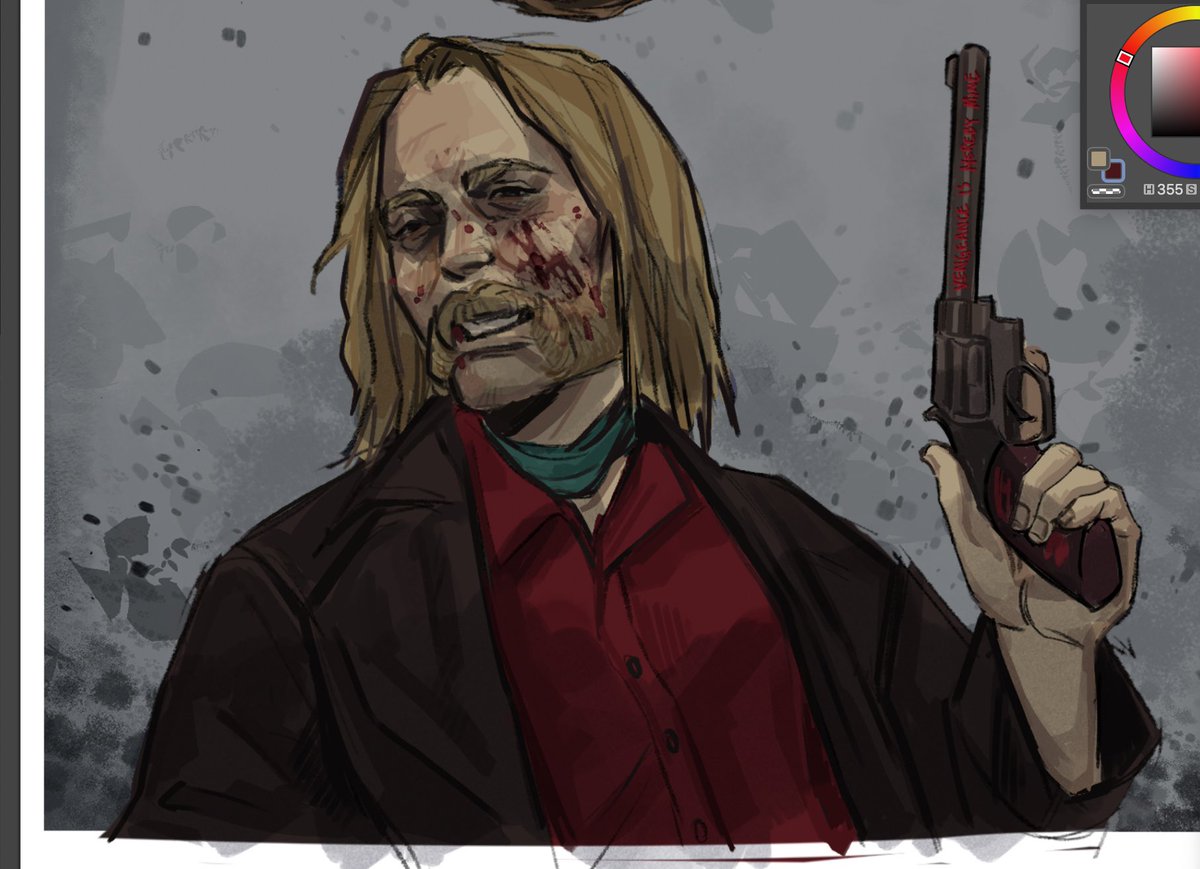 twt wont let me post the video without flagging so heres the wip for tiktok below💔 #rdr2 sorry guys😝