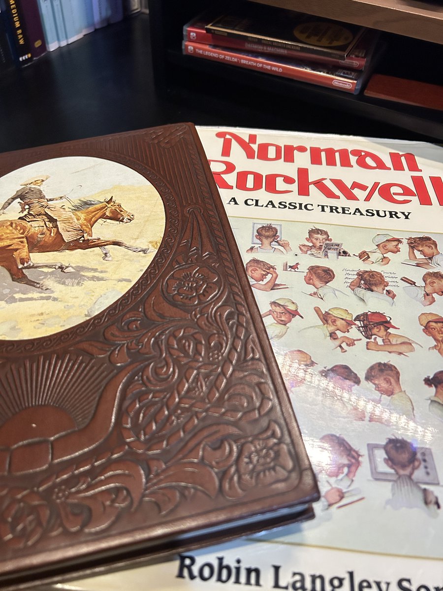 bornspiked's tweet image. slowly growing into curator of cowboy dreams and americana nostalgia 🤠 newest addition to my art book collection ✨