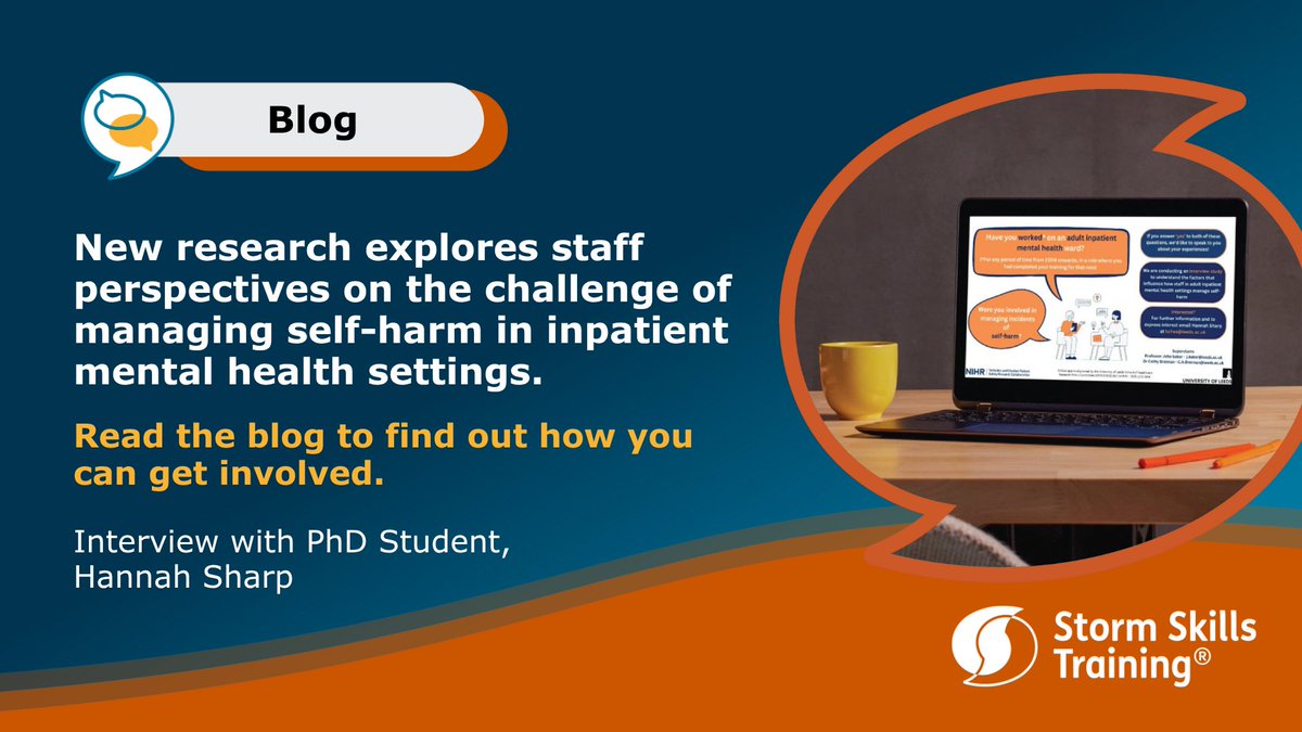 In this blog, PhD student <a href="/HannahSharpMH/">Hannah Sharp</a> discusses the future of self-harm research and how you can get involved in an exciting project looking at self-harm in inpatient mental health care. 
➡️ zurl.co/Zi3hV