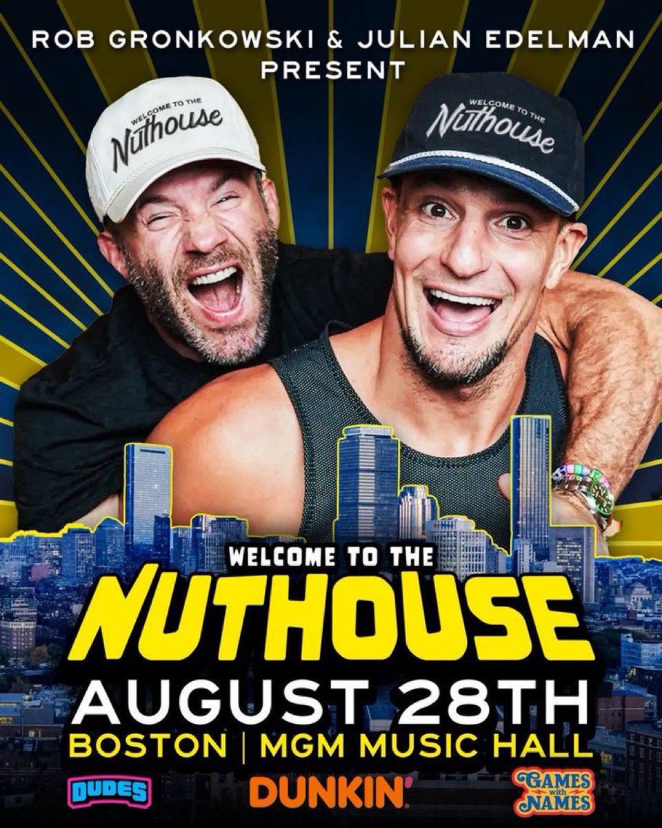 We better see you there! 👀

Get your tickets now before they’re gone! 

Get tickets ⬇️
ticketmaster.com/gronk-jules-pr…