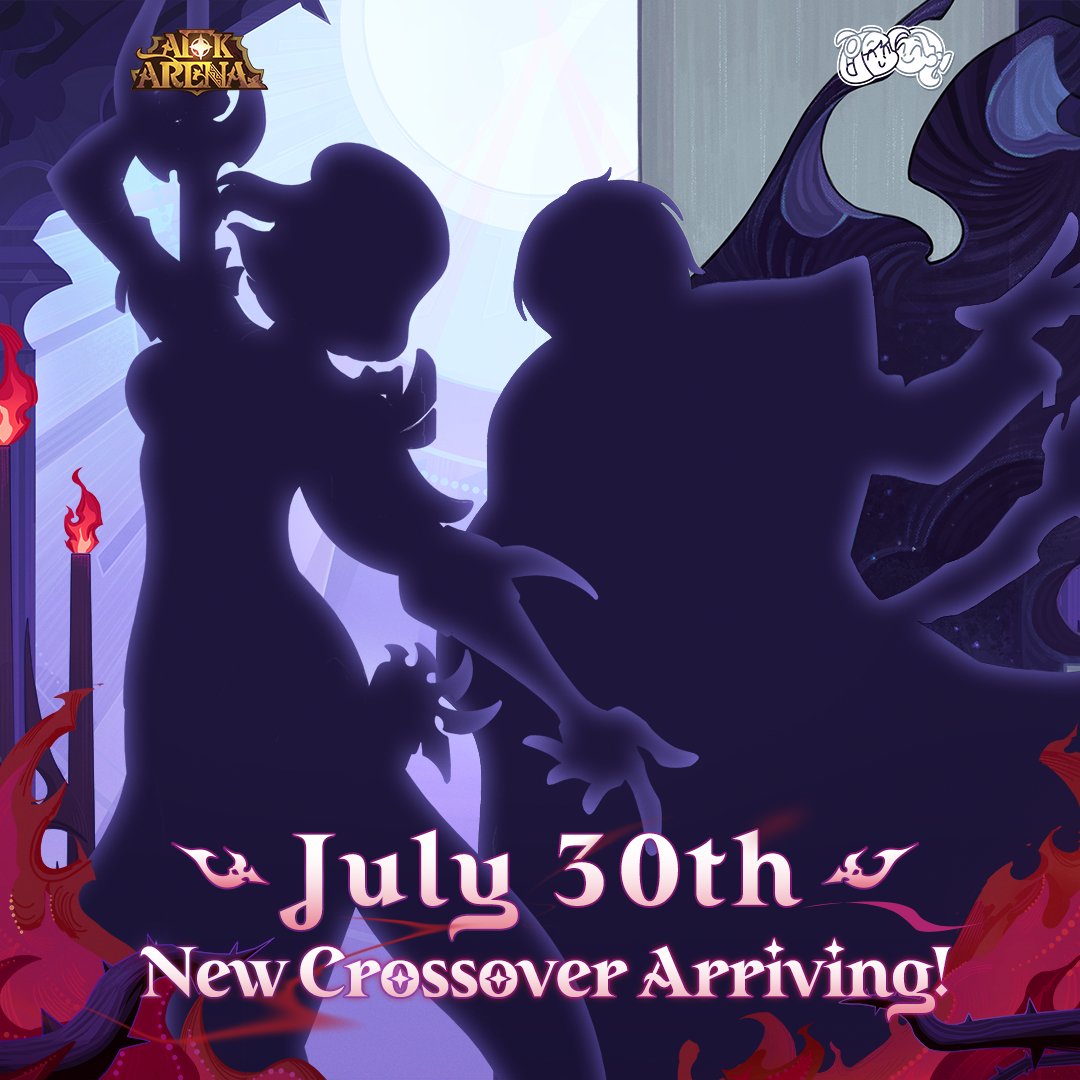 A new crossover is coming to AFK Arena on July 30th.
Two iconic figures stand poised to enter the battlefield—can you identify them from their silhouettes?

Share your guesses in the comments!