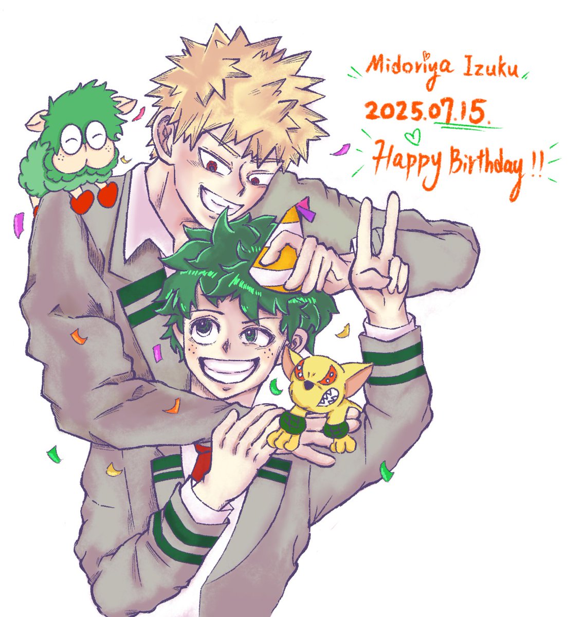 #緑谷出久誕生祭2025
出久醬生日快樂💚🎉
