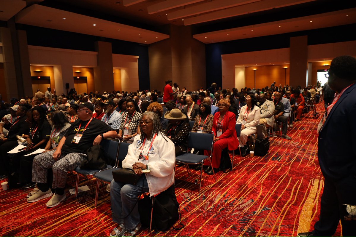 Georgia_NAACP's tweet image. Day 3 of the National Convention has begun with the Regional meetings and the Resolutions Session. #NAACP #NAACPConvention #georgianaacp
