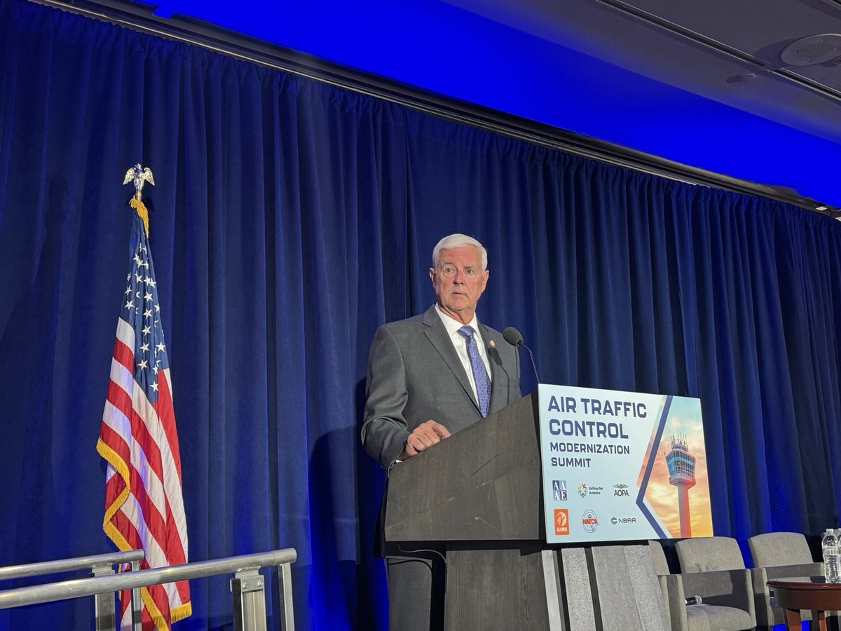 AAAEDelivers's tweet image. House Transportation Appropriations (THUD) Subcommittee Chairman @Rep_SteveWomack is now talking about FY2026 Appropriations at our ATC Modernization Summit