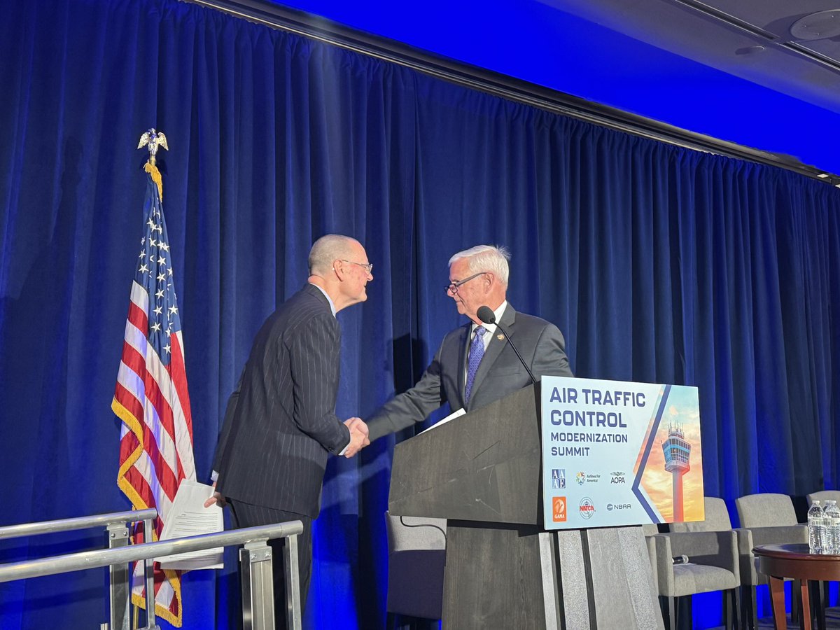 AAAEDelivers's tweet image. House Transportation Appropriations (THUD) Subcommittee Chairman @Rep_SteveWomack is now talking about FY2026 Appropriations at our ATC Modernization Summit