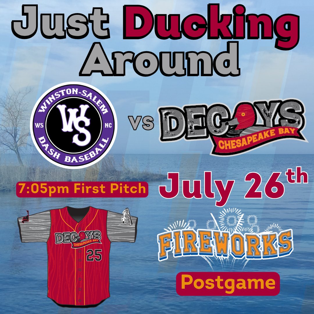 IronBirds's tweet image. The Chesapeake Bay Decoys return on Saturday, July 26th! Join us at Ripken Stadium for a quackin' good time! 🦆
🔗 milb.com/aberdeen/ticke…