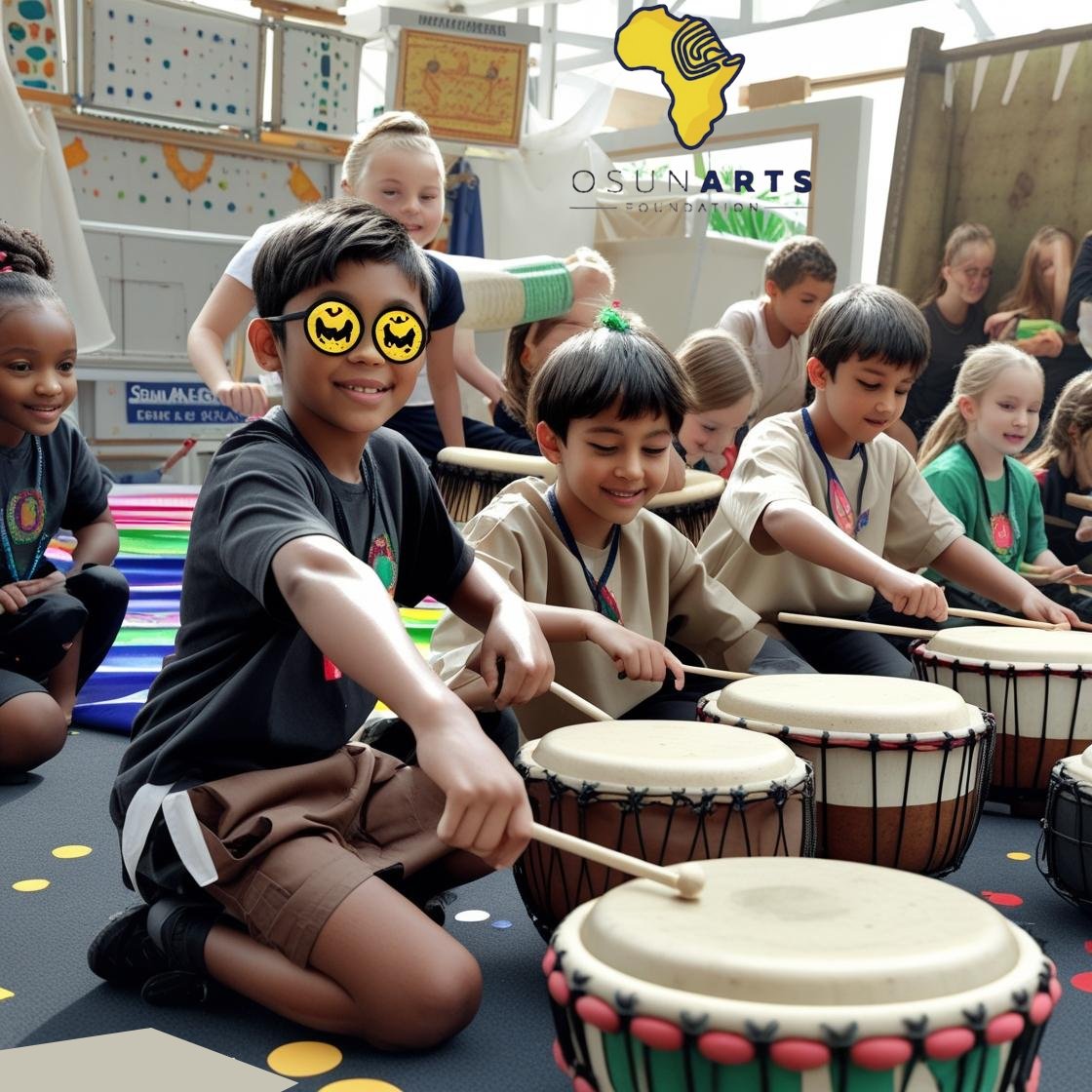 “Art Beyond Surface”
At Osun Arts Foundation, art is more than paintings.
It’s in the rhythm of drums, the dance of fabrics, and the colours of tradition.

🎨 Today, celebrate art beyond the canvas.
What does your culture inspire you to create?

#Afrcanculture #OsunArtsFoundation