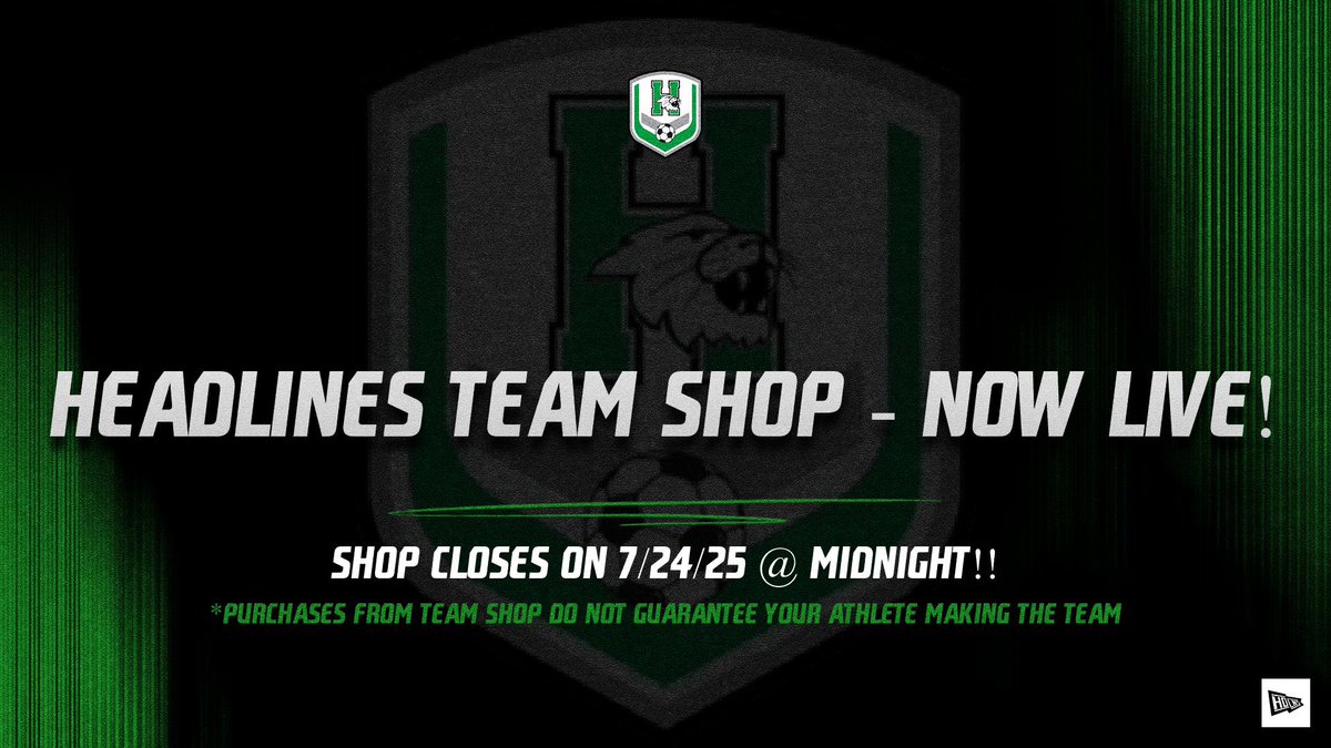Headlines Team Spirit Shop is Now Live!!

*Purchases from team shop do not guarantee your athlete making the team

…n-boys-soccer-fall-2025.itemorder.com/shop/sale/