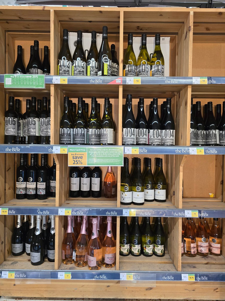 Brilliant wine bargains from <a href="/Morrisons/">Morrisons</a> in their limited edition Block Series range!

Douro Godelho (#005) and Margaret River Shiraz (#001) for me! 

#wine #supermarketwine #morrisonswine #morrisons