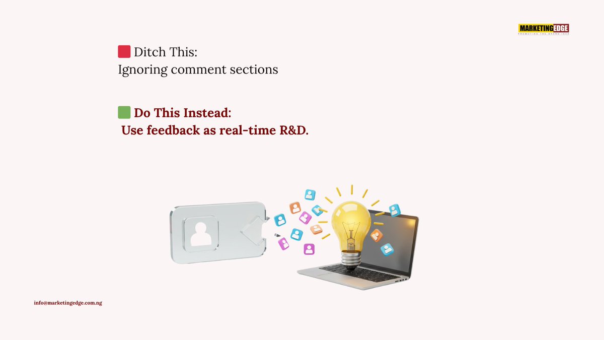 MarketingEdgeM's tweet image. ✅ Save this for your next brainstorm.

💬 Tell us which one hit the hardest, or what you’d add.

#MarketingTrends #ModernMarketing #WhatWorksNow #MarketingEdge