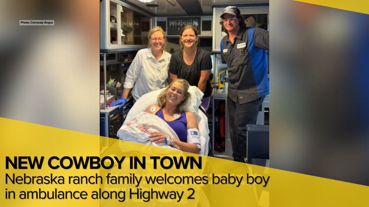 Nebraska ranch family welcomes baby boy in ambulance along Highway 2 dlvr.it/TLwvdB