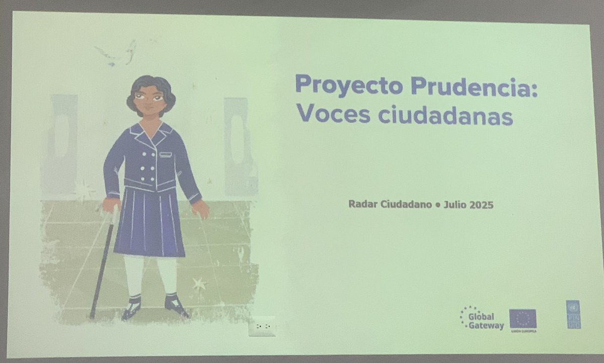 NoMienta's tweet image. Proyecto Prudencia: Voces Ciudadanas del @PNUDSV con apoyo de la @UEenElSalvador para fortalecer el diálogo entre sociedad civil e instituciones para abrir espacios colaborativos.
Lo bonito de comenzar un día con este tema!🤍💙