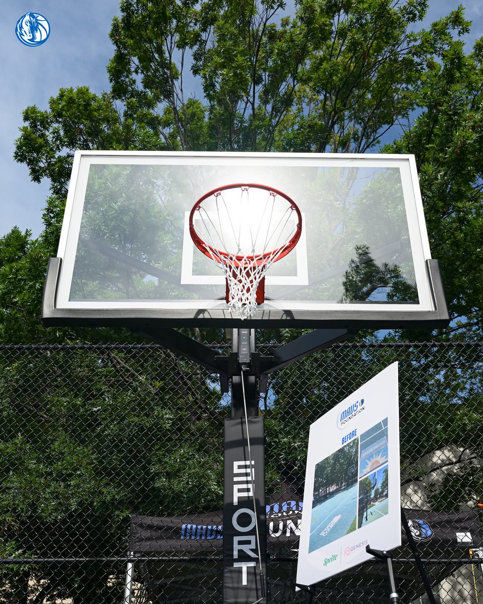 MavsOffCourt's tweet image. We unveiled a newly renovated basketball court at Genesis Women’s Shelter, more than 20 years after we first built it. Mavs legend Rolando Blackman joined us to celebrate the special moment 🏀💙
@Sprite // #MFFL