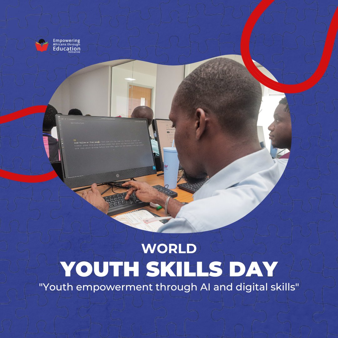 Happy #WorldYouthSkillsDay
Today, we celebrate the talent, resilience, and creativity of young people everywhere. Let’s continue to invest in their skills, unlock their potential, and support them to become the changemakers our world needs. #YouthEmpowerment #BeMINT #AI