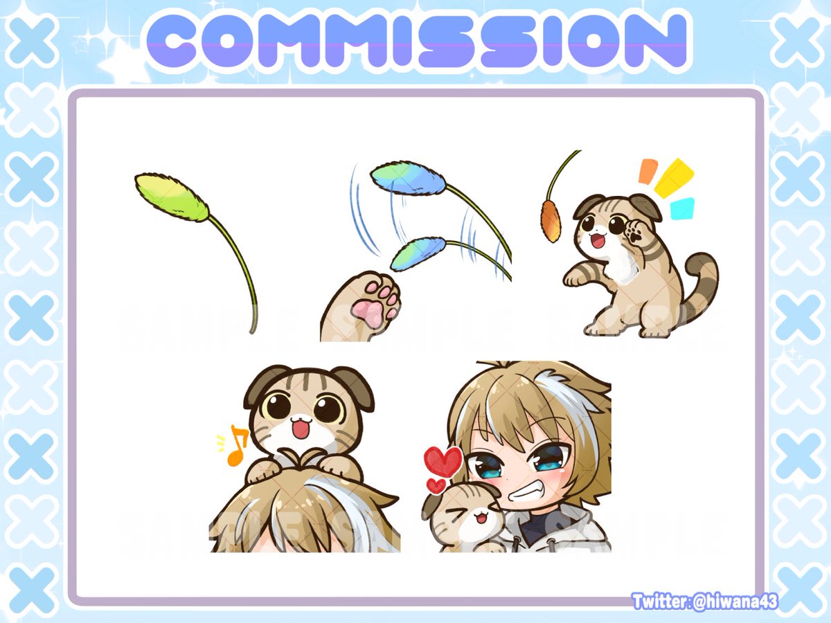 hiwana43's tweet photo. ✨🩵 #Commission 🩵✨
うきまる様(#ukimaru_VT)からのご依頼でサブチャンネルのメンバーバッジを制作させていただきました!
今回はねこまるちゃんメインで制作させていただきました!🐾いつもご依頼本当にありがとうございます!🙌🩵✨✨
#うきアート https://t.co/tdUc8WFSmq