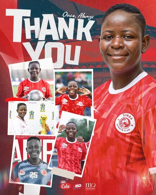 🔴OFFICIAL| Simba Queens has parted ways with #HarambeeStarlets forwards Jentrix Shikangwa.

#Pepeta