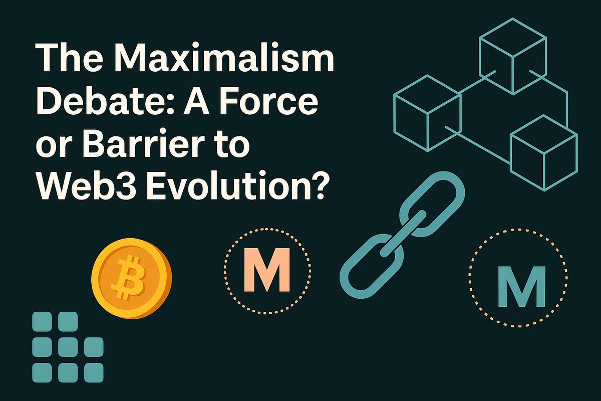 🧠 Is chain maximalism holding #Web3 back?
In my latest article, I dive into the limits of this ideology in a #Multichain future.
🔀 #Interoperability, #tribalism, coopetition... it’s all there.
📖 Read here → medium.com/@mwatsimulamoo…
#Blockchain #Crypto #Interoperability #DeFi