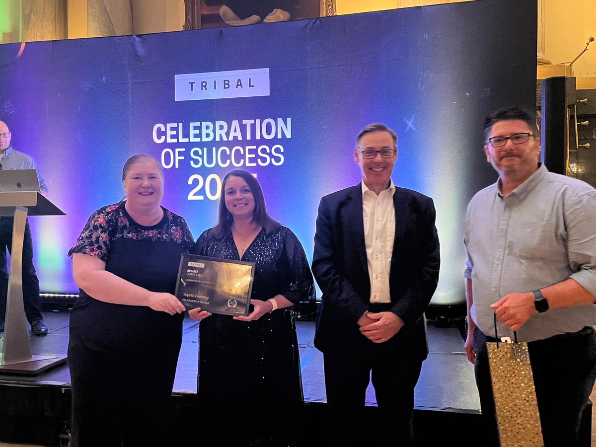 We’re proud to share that we’ve been named Work-Based Learning Provider of the Year at the Tribal Empower Awards 2025!🏆

A huge thank you to our amazing team and partners who help us deliver impact, quality &amp; innovation across apprenticeships.

#Empower2025 #WBLProviderOfTheYear