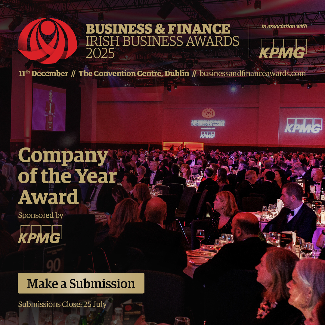 BandF's tweet image. Company of the Year Award
Sponsored by KPMG
This award recognises Irish businesses that make a significant impact both at home and abroad, with an international outlook and annual revenues exceeding €80 million.
Submission deadline: 25 July
Learn more about all categories:…