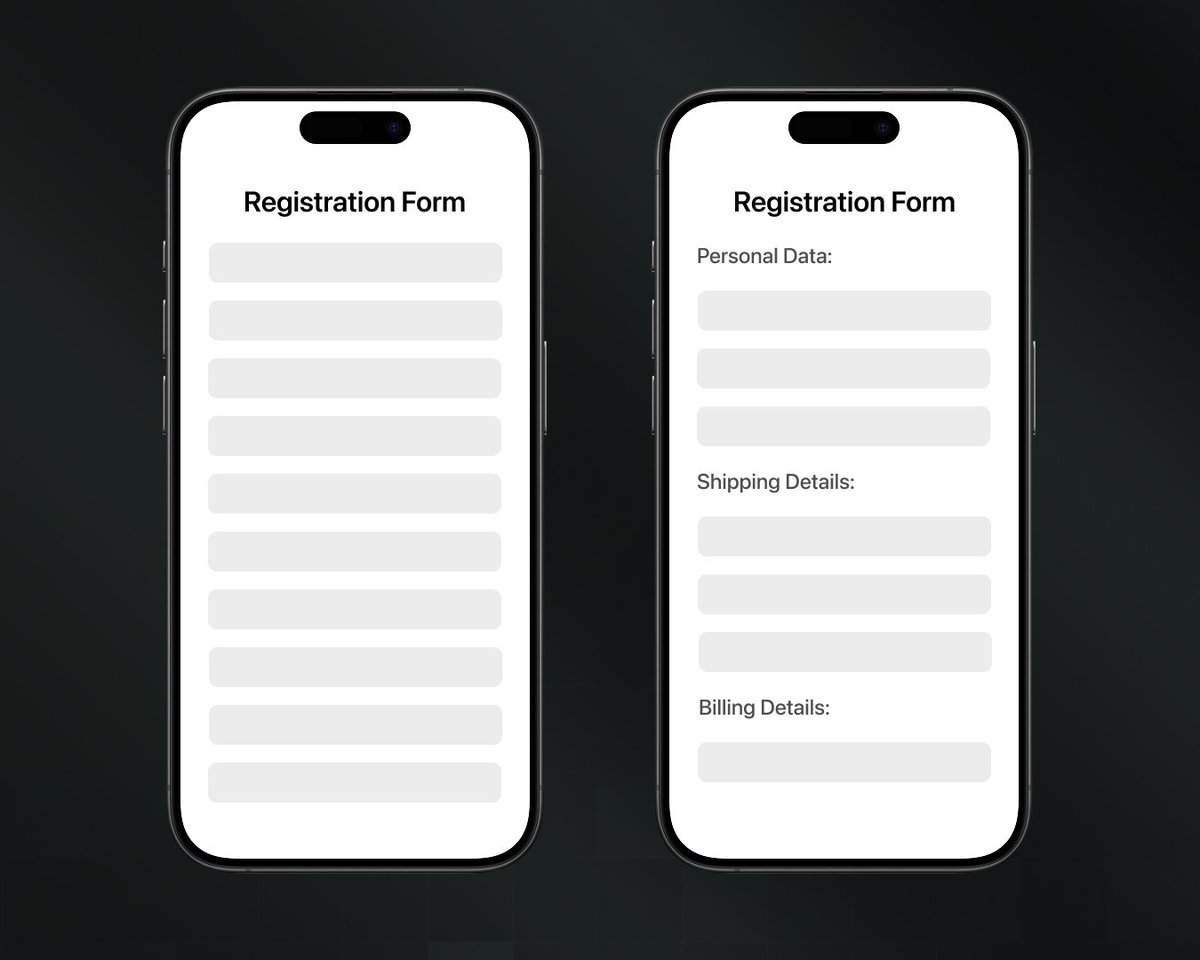 Look at these 2 UIs.

One of them will 100% outperform the other for one reason.

Miller's Law.

Here's how this psychological principle works &amp; how to use it in your products: