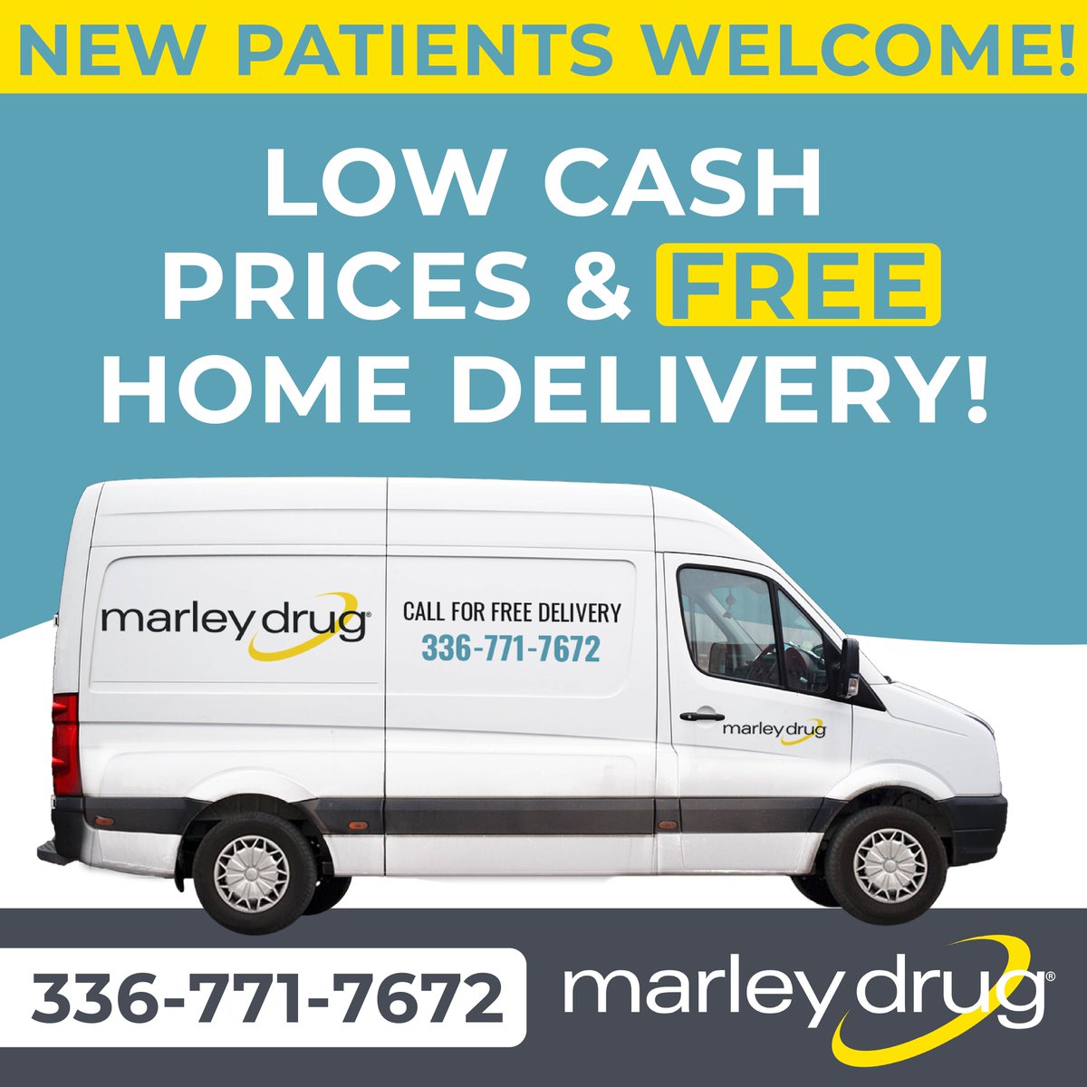 Who doesn’t love low cash prices and free home delivery? We're excited to make your health journey as easy as possible. Why not transfer to Marley Drug today? You’ll get to enjoy the top-notch pharmacy services you truly deserve. We can’t wait to welcome you!