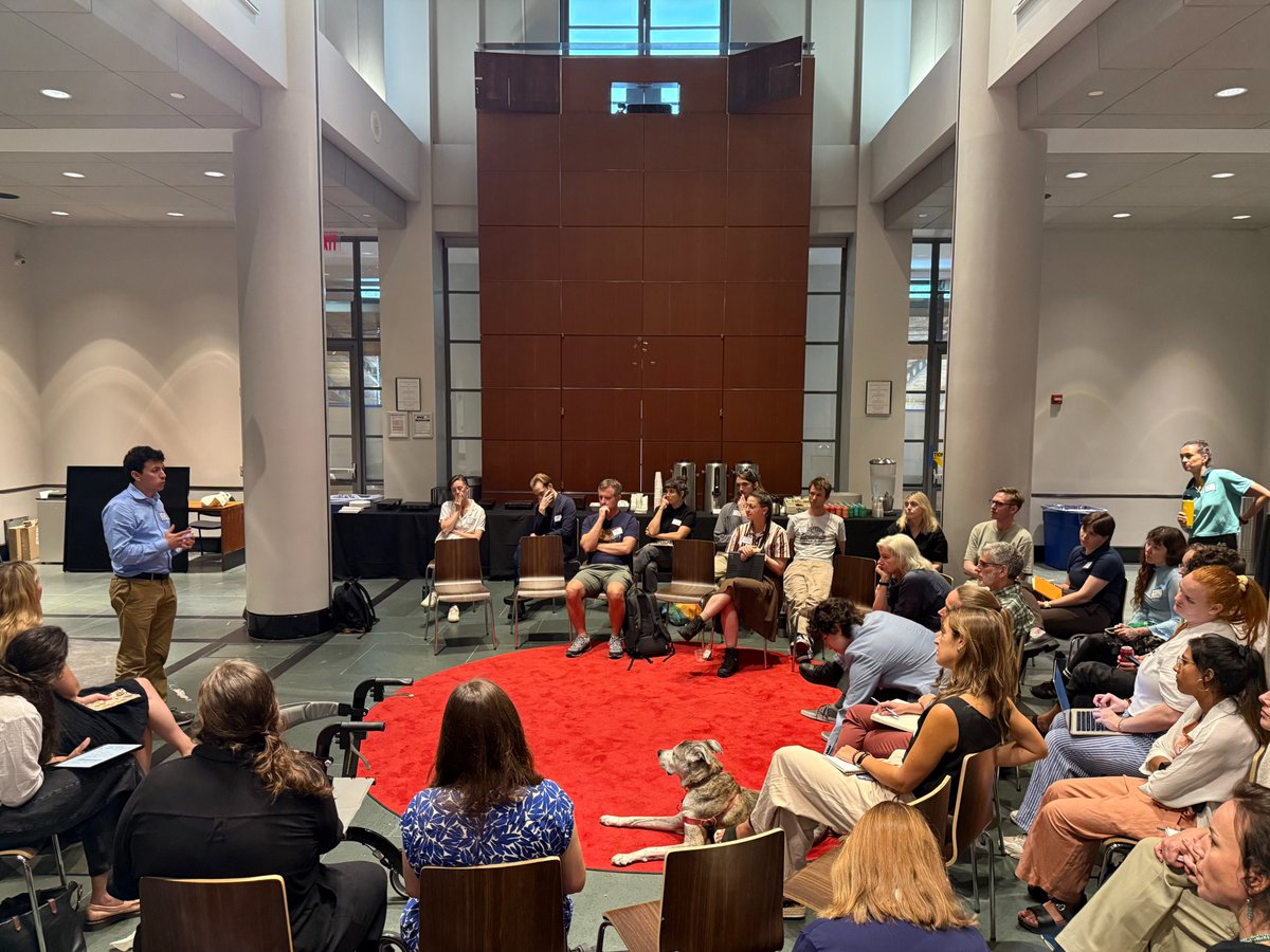 jeffrsebo's tweet image. Another year, another wonderful Wild Animal Welfare Summit at NYU, with a terrific set of lightning talks, group discussions, breakout sessions, and vegan meals — along with one very attentive dog. Thanks so much to all who attended!