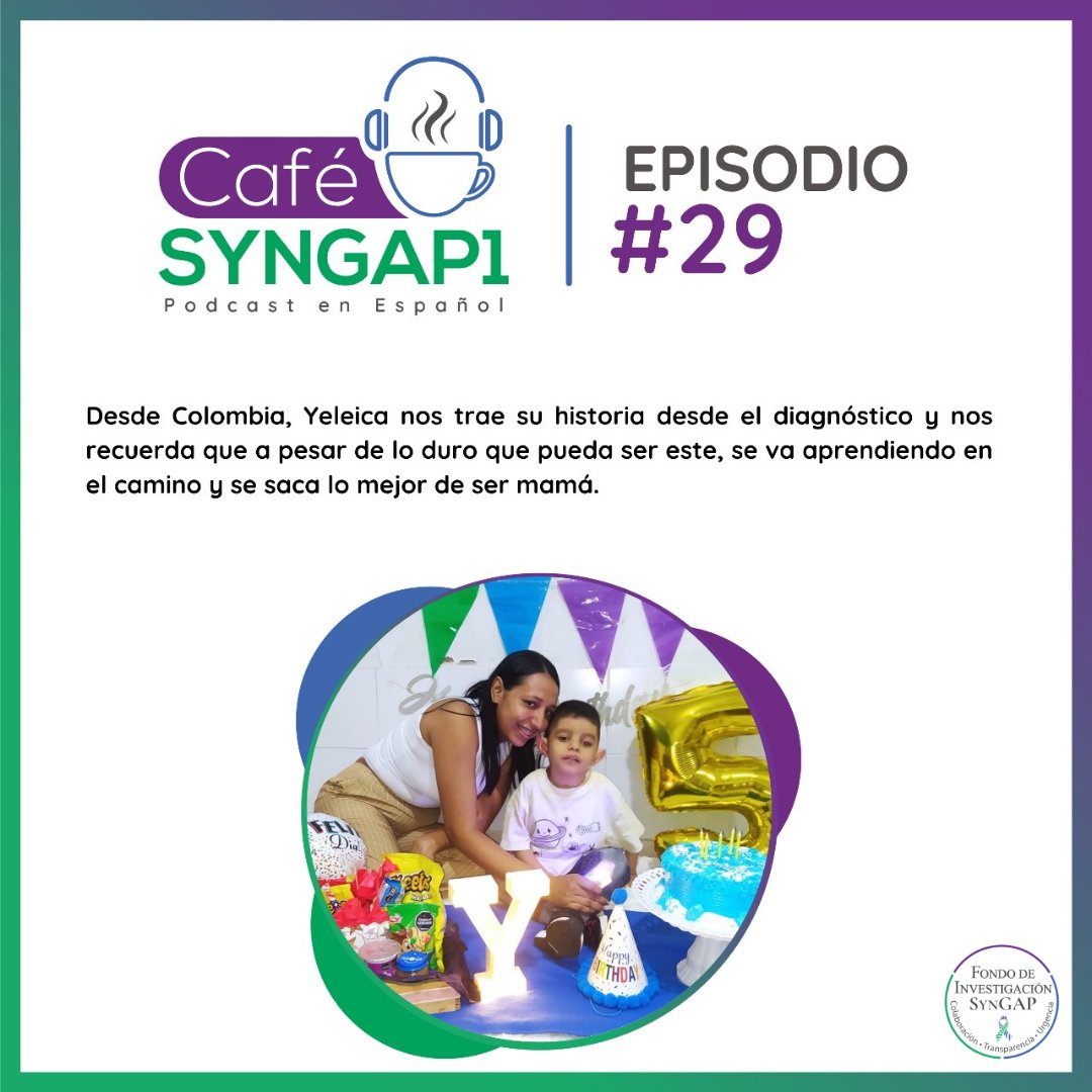 Hay un nuevo episodio de Café Syngap1 Podcast! Esta disponible en Youtube, Spotify, Apple Podcasts, Amazon Music, y más! 🎙️ ☕ 

Encuéntrenlo aquí 👉 cureSYNGAP1.org/Cafe 

#SYNGAP1 #CureSYNGAP1