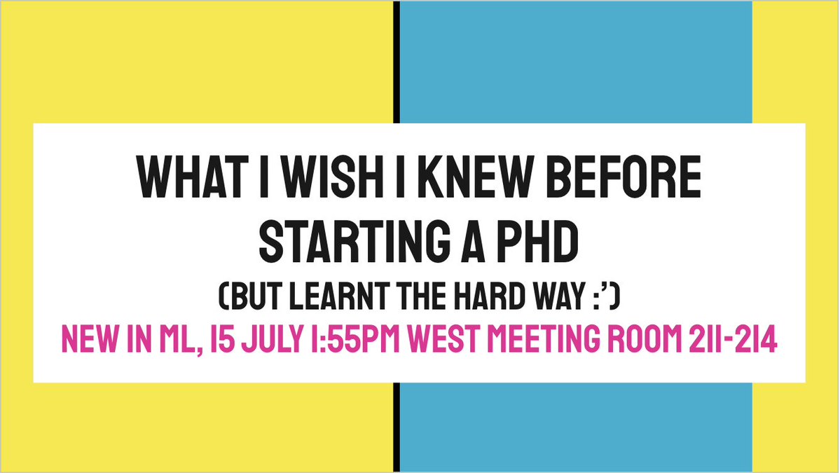 chhaviyadav_'s tweet image. I'll be presenting my poster today in the East Exhibition Hall A-B #E-701 from 11am-1:30pm &
then head to @NewInML to give a talk at 1:55pm in West Meeting Room 211-214!
Come say hi, can't wait for the exciting discussions!! :))