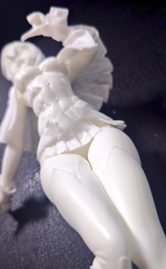 BOSS_Aikei's tweet image. となモで買えたミクさん
仮組太可愛い