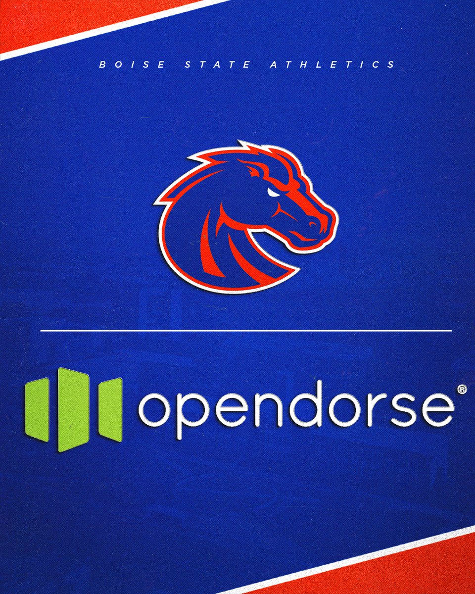 Boise State 🤝 Opendorse 

We are partnering with Opendorse to secure NIL opportunities for student-athletes! 

📰 boi.st/44GQgT7

#BleedBlue | #WhatsNext