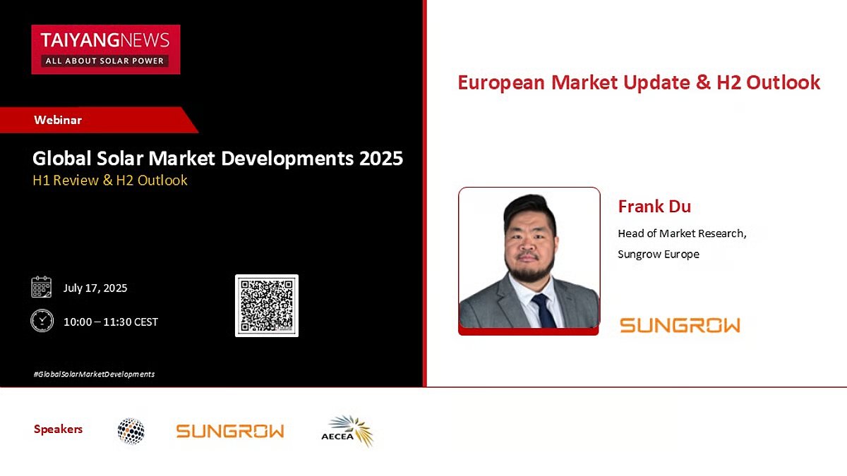 TaiyangNews - All About Solar (@taiyangnews) on Twitter photo #China Solar PV News Snippets: <a href="/Sungrow_Power/">Sungrow</a> at <a href="/TaiyangNews/">TaiyangNews - All About Solar</a> Webinar; Jolywood, <a href="/UNSW/">UNSW</a> achieve efficiency gains via JSIM technology; <a href="/longi_solar/">LONGi Solar</a>, Drinda project H1 losses; <a href="/TrinaSolarUS/">Trinasolar</a> joins GSSA; China’s H1 solar cell output rises 18.2% YoY to 370.19 GW taiyangnews.info/markets/china-… #China Solar PV News Snippets: <a href="/Sungrow_Power/">Sungrow</a> at <a href="/TaiyangNews/">TaiyangNews - All About Solar</a> Webinar; Jolywood, <a href="/UNSW/">UNSW</a> achieve efficiency gains via JSIM technology; <a href="/longi_solar/">LONGi Solar</a>, Drinda project H1 losses; <a href="/TrinaSolarUS/">Trinasolar</a> joins GSSA; China’s H1 solar cell output rises 18.2% YoY to 370.19 GW taiyangnews.info/markets/china-…