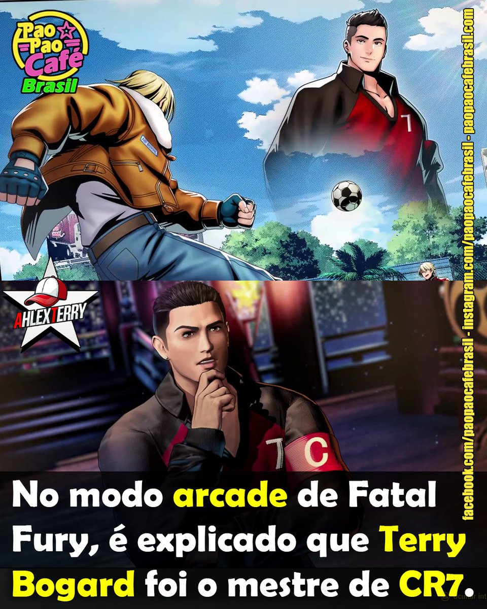 AhlexTerry's tweet image. Ao jogar o modo arcade de Fatal Fury: City of the Wolves com Cristiano Ronaldo, é revelado que ele aprendeu a lutar com Terry Bogard, que foi o seu mestre durante sua jornada em South Town.
#CotW #FatalFury #SNK #GarouDensetsu #FFCotW #cr7 #cristianoronaldo #siuuu #cristiano