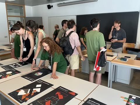 MMACA_cat's tweet image. El MMACA AL #C2EM2025 #C2emlleida25
 
🎲 Des del MMACA no podíem faltar en una cita tan important com aquesta pel món de les matemàtiques. 
Ens vam  desplaçat 3️⃣ dies fins a Lleida per participar amb presentacions de comunicacions, tallers, propostes de materials, exposicions i…