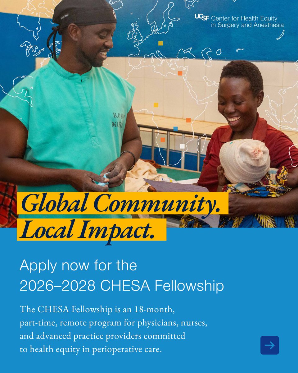 Center for Health Equity in Surgery & Anesthesia tweet media