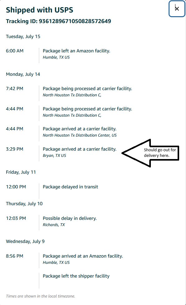 WindTunnelGuy's tweet image. And people wonder why the USPS is a cesspool.